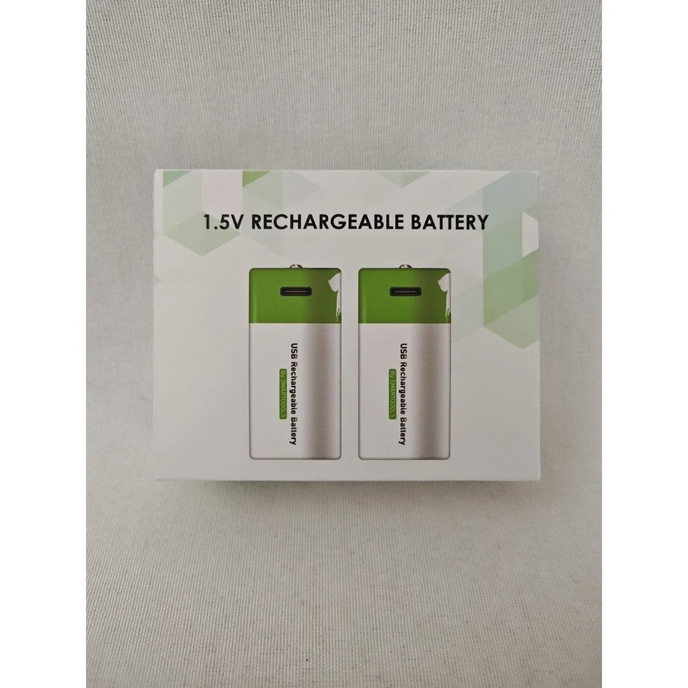 Rechargeable C Batteries, 2-Count (Pack of 2)‎ With cord NEW!